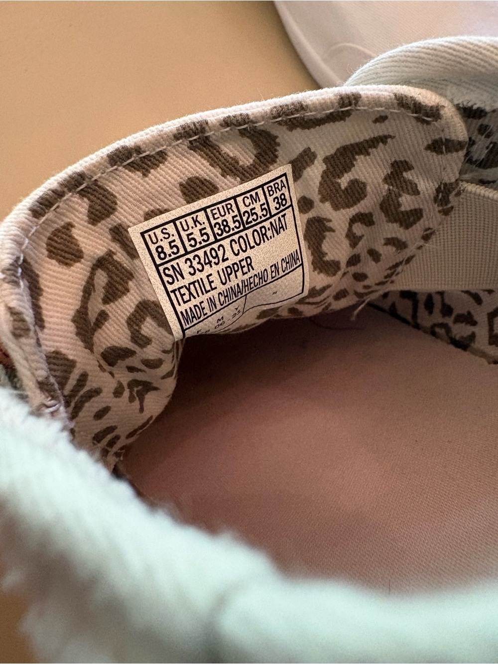 Skechers BOBS White Canvas Lace-Up Sneakers with Rose Gold Eyelets - Picture 11 of 11